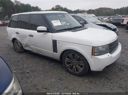 2011 LAND ROVER RANGE ROVER HSE White  Gasoline SALMF1D47BA343770 photo #1