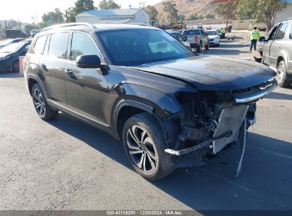 2021 VOLKSWAGEN ATLAS 3.6L V6 SEL PREMIUM Black  Gasoline 1V2TR2CA4MC517064 photo #1