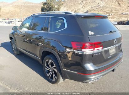 2021 VOLKSWAGEN ATLAS 3.6L V6 SEL PREMIUM Black  Gasoline 1V2TR2CA4MC517064 photo #4