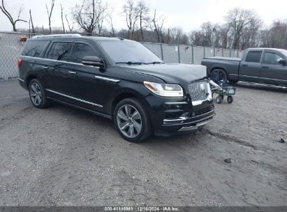 2019 LINCOLN NAVIGATOR L RESERVE Black  Gasoline 5LMJJ3LT3KEL07864 photo #1