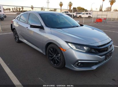 2019 HONDA CIVIC EX Silver  Gasoline 19XFC1F38KE216407 photo #1