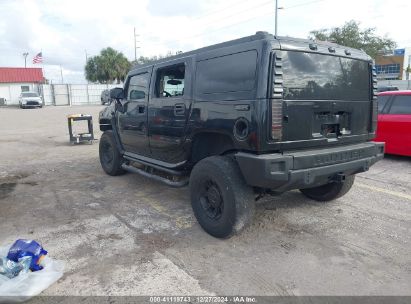 2003 HUMMER H2 Black  Gasoline 5GRGN23U63H111926 photo #4