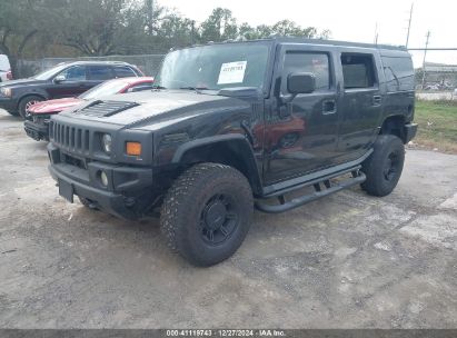 2003 HUMMER H2 Black  Gasoline 5GRGN23U63H111926 photo #3