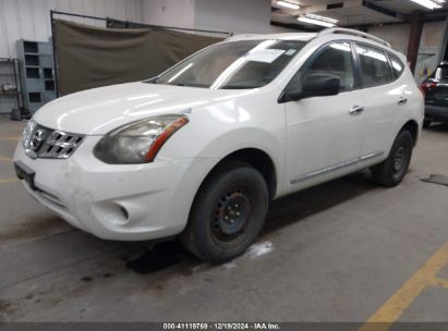 2014 NISSAN ROGUE SELECT S White  Gasoline JN8AS5MT3EW614842 photo #3