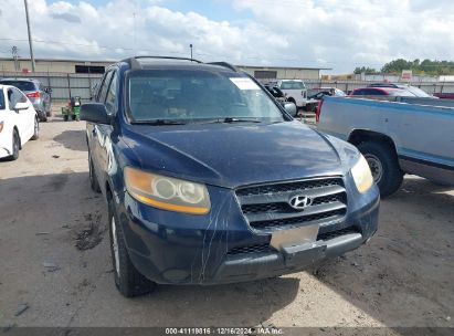 2009 HYUNDAI SANTA FE GLS Blue  Gasoline 5NMSG13D19H263605 photo #1