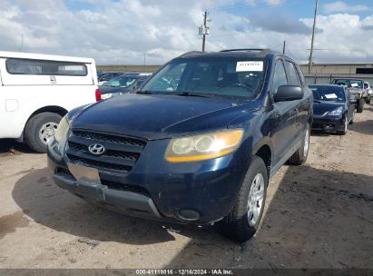 2009 HYUNDAI SANTA FE GLS Blue  Gasoline 5NMSG13D19H263605 photo #3