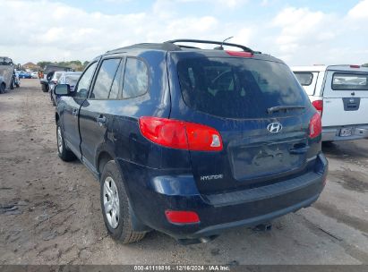 2009 HYUNDAI SANTA FE GLS Blue  Gasoline 5NMSG13D19H263605 photo #4