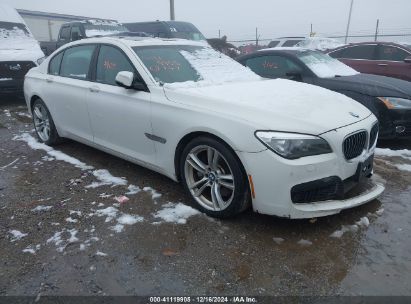 2013 BMW 750LI White  Gasoline WBAYE8C5XDDE22219 photo #1