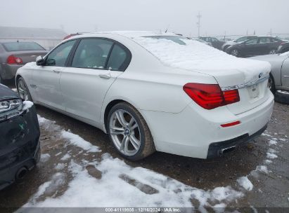 2013 BMW 750LI White  Gasoline WBAYE8C5XDDE22219 photo #4