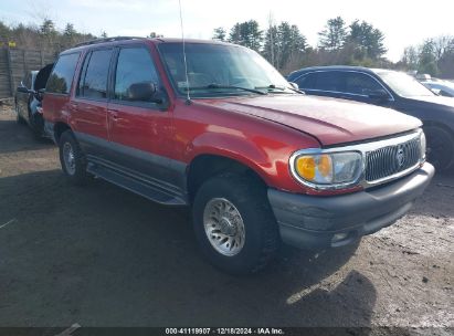 1999 MERCURY MOUNTAINEER Red  Gasoline 4M2ZU54E2XUJ04551 photo #1