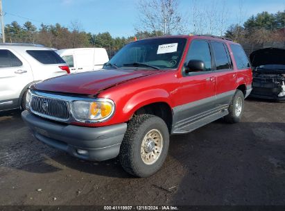 1999 MERCURY MOUNTAINEER Red  Gasoline 4M2ZU54E2XUJ04551 photo #3