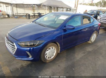 2017 HYUNDAI ELANTRA SE Blue  Gasoline 5NPD74LF3HH182733 photo #3