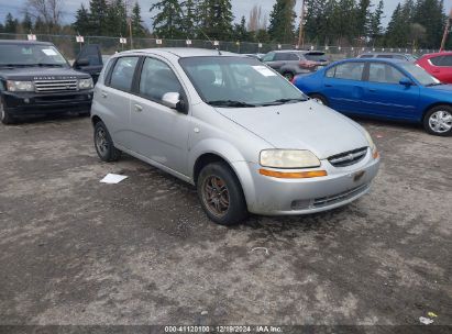 2007 CHEVROLET AVEO 5 SPECIAL VALUE Silver  Gasoline KL1TD66617B686118 photo #1