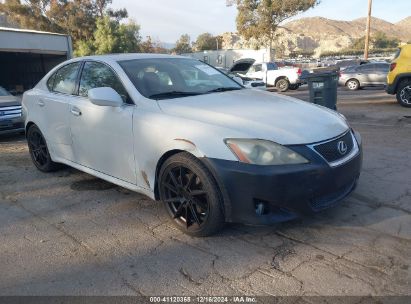 2008 LEXUS IS 250 White  Gasoline JTHBK262385069852 photo #1