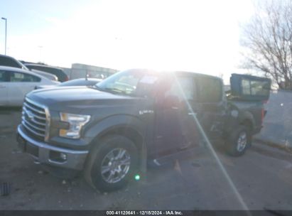 2015 FORD F-150 XLT Gray  Gasoline 1FTEW1EP1FKE16670 photo #3