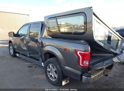 2015 FORD F-150 XLT Gray  Gasoline 1FTEW1EP1FKE16670 photo #4