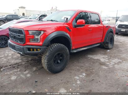 2018 FORD F-150 RAPTOR Red  Gasoline 1FTFW1RG2JFD38691 photo #3