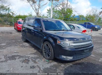 2014 FORD FLEX LIMITED Black  Gasoline 2FMHK6DT9EBD27650 photo #1