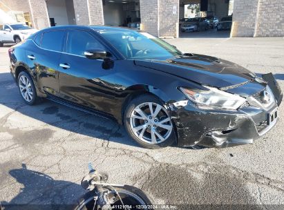 2017 NISSAN MAXIMA 3.5 SV Black  Gasoline 1N4AA6AP8HC405698 photo #1