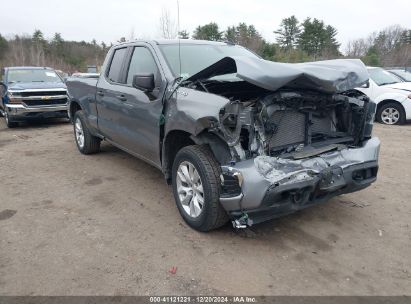 2022 CHEVROLET SILVERADO 1500 LTD 4WD DOUBLE CAB STANDARD BED CUSTOM Gray  Gasoline 1GCRYBEKXNZ184386 photo #1