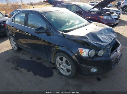 2012 CHEVROLET SONIC 2LZ Black  Gasoline 1G1JE5SH0C4183492 photo #1