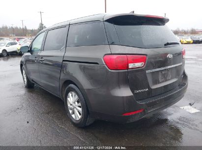 2017 KIA SEDONA LX Gray  Gasoline KNDMB5C11H6330896 photo #4