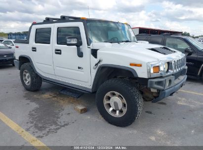 2007 HUMMER H2 SUT White  Gasoline 5GRGN22U77H109500 photo #1