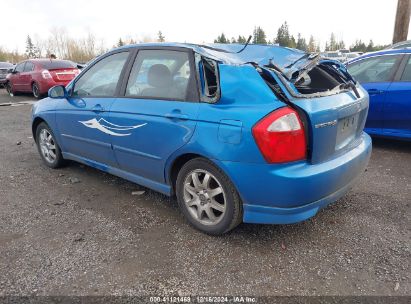 2005 KIA SPECTRA5 Blue  Gasoline KNAFE161255117555 photo #4