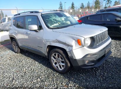 2017 JEEP RENEGADE LATITUDE FWD Silver  Gasoline ZACCJABBXHPG37823 photo #1