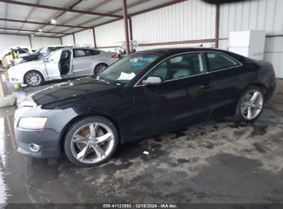 2012 AUDI A5 2.0T PREMIUM Black  gas WAURFAFRXCA008605 photo #3