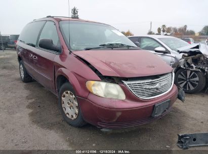 2002 CHRYSLER TOWN & COUNTRY LX Burgundy  Flexible Fuel 2C4GP44362R601086 photo #1