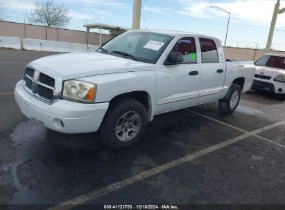 2006 DODGE DAKOTA SLT White  Gasoline 1D7HE48N26S502653 photo #3