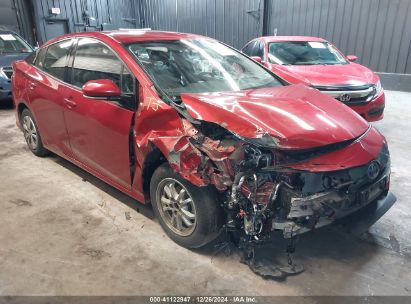 2017 TOYOTA PRIUS PRIME PREMIUM Maroon  Hybrid JTDKARFP7H3035563 photo #1