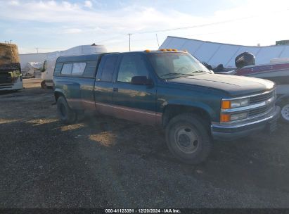 1996 CHEVROLET GMT-400 C3500 Green  Gasoline 1GCHC39J8TE229136 photo #1