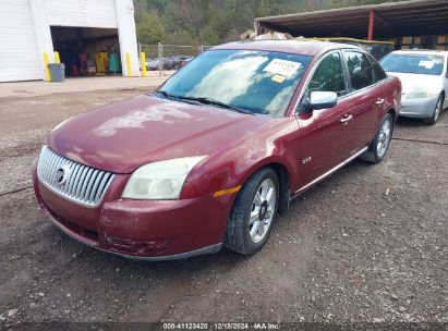 2008 MERCURY SABLE PREMIER Red  Gasoline 1MEHM42W08G625273 photo #3