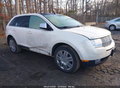 2008 LINCOLN MKX White  Gasoline 2LMDU88C28BJ09654 photo #1