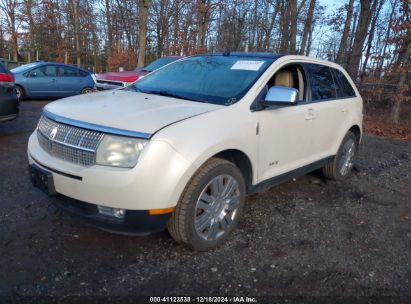 2008 LINCOLN MKX White  Gasoline 2LMDU88C28BJ09654 photo #3