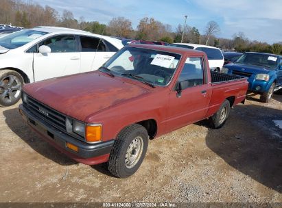 1988 TOYOTA PICKUP 1/2 TON RN50 Burgundy  Gasoline JT4RN50R2J0352082 photo #3