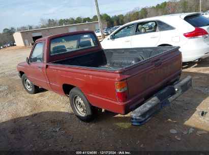 1988 TOYOTA PICKUP 1/2 TON RN50 Burgundy  Gasoline JT4RN50R2J0352082 photo #4