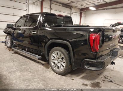 2022 GMC SIERRA 1500 LIMITED 4WD  SHORT BOX DENALI Black  Gasoline 1GTU9FEL6NZ166958 photo #4