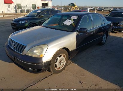 2002 LEXUS LS 430 Black  Gasoline JTHBN30F720058902 photo #3