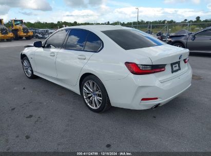 2023 BMW 3 SERIES 330E White  Hybrid 3MW39FF04P8D51147 photo #4