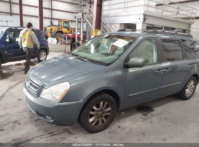 2007 KIA SEDONA EX Blue  Gasoline KNDMB233976113465 photo #3