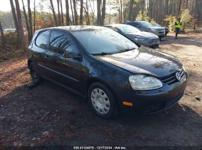 2009 VOLKSWAGEN RABBIT S Black  Gasoline WVWBB71K49W075399 photo #1