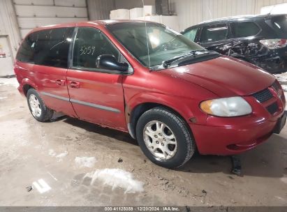 2004 DODGE CARAVAN SXT Red  Gasoline 1D4GP45R44B555099 photo #1