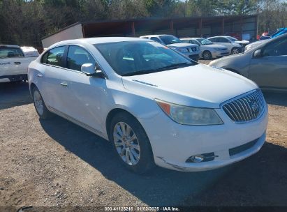 2013 BUICK LACROSSE LEATHER GROUP White  Gasoline 1G4GC5E38DF254169 photo #1