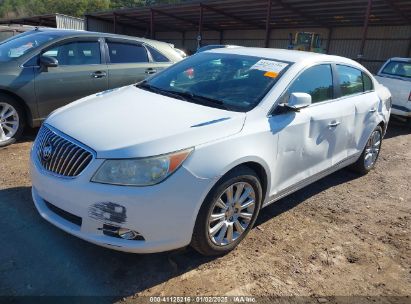 2013 BUICK LACROSSE LEATHER GROUP White  Gasoline 1G4GC5E38DF254169 photo #3