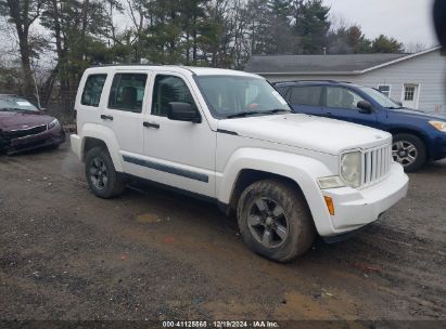 2008 JEEP LIBERTY SPORT White  Gasoline 1J8GN28K08W200296 photo #1