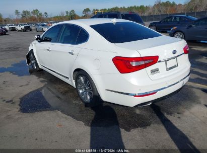 2014 KIA CADENZA PREMIUM White  Gasoline KNALN4D7XE5144711 photo #4