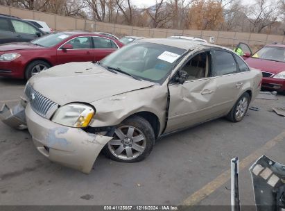 2005 MERCURY MONTEGO LUXURY Gold  Gasoline 1MEFM40185G611793 photo #3